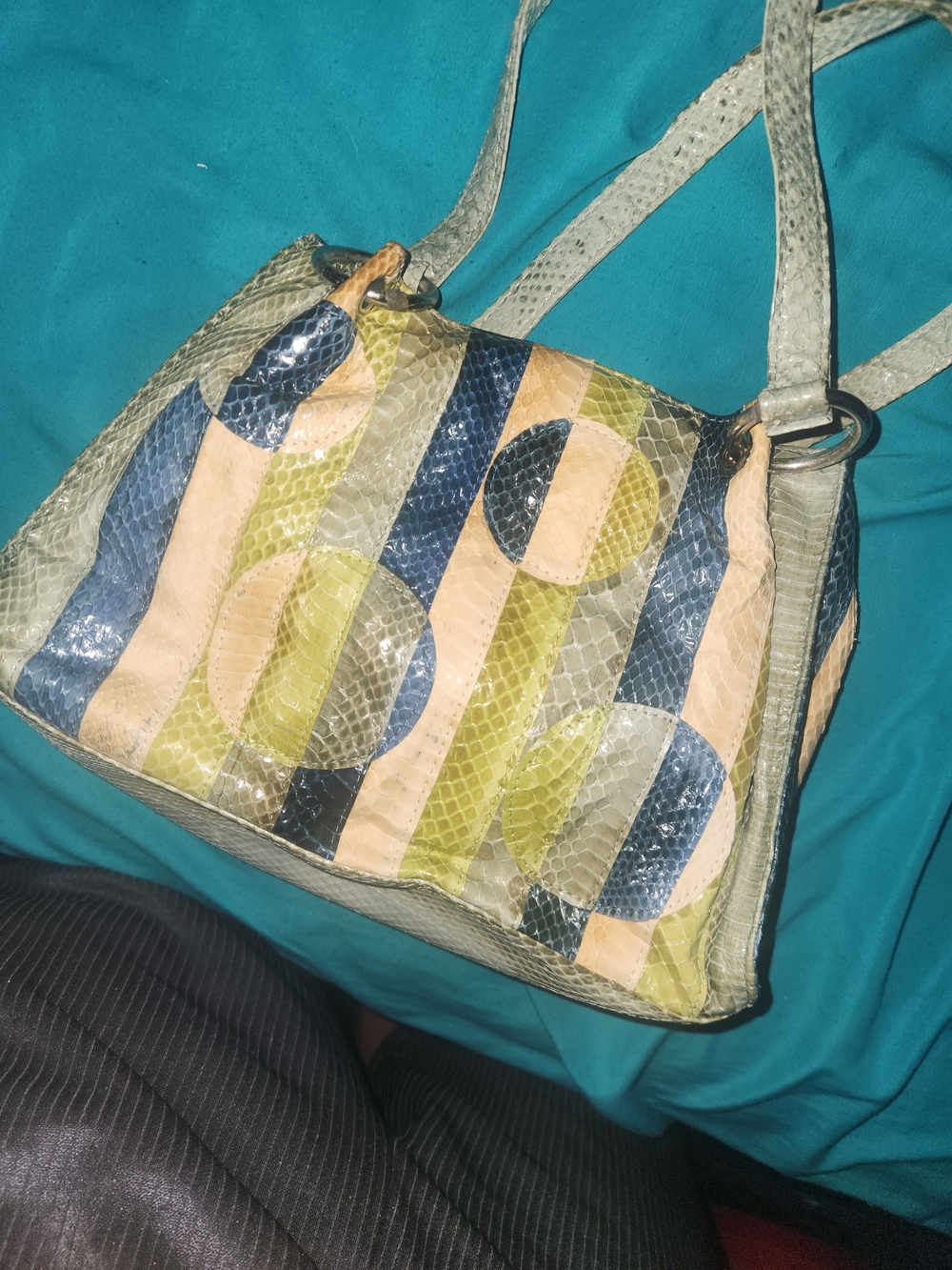 Tosca Blu Snakeskin Purse